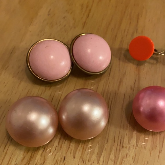 Vintage clip earrings PM 80A - Picture 7 of 8